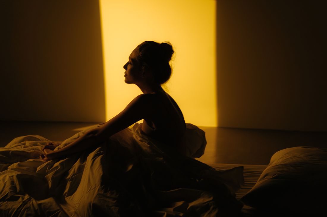 Saude e bem-estar da mulher em momento de descanso